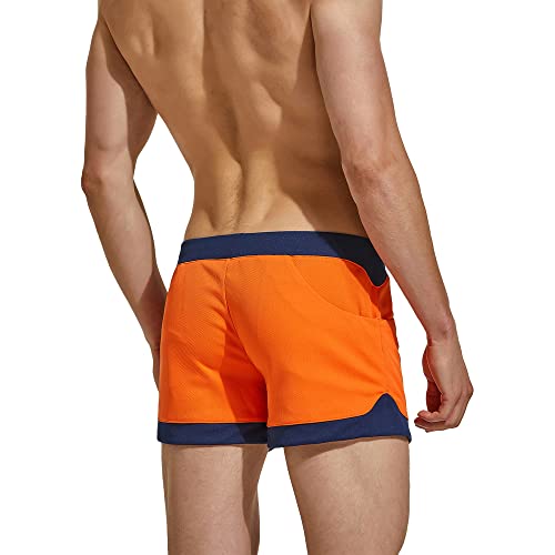 Men's Casual Lounge Boxer Shorts Soft Pajama Shorts Sleep Bottom Sleepwear Underwear4