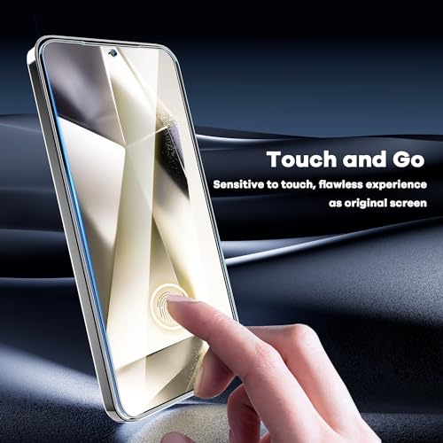 Image of AACL Screen Protector 2 Pack for Samsung Galaxy S25 S24 Glass | 9H hardness tempered glass resists daily scratches and wear for long durability