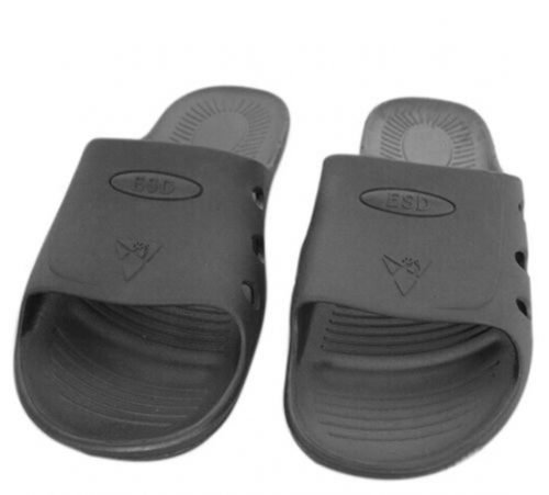 Image of SCHOFIC ANTISTATIC [ESD] SAFE Unisex ESD Slipper /Footwears -Black