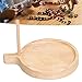 Bead Loader Beech Wooden Beading Machine Tool, Wireless Bead Spinner for DIY Crafts, Round Bead Threader with Smooth Finish, Includes Base and Stick for All Bead Sizes