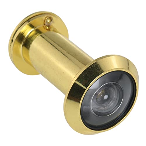 Safety Door Viewer Zczqc Wide Angle Heavy Duty Golden Door Peephole For 1-3/8Inch To 2-1/6Inch Door Door Viewer #TOP1