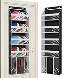 KYEVIS Over The Door Hat Organizer for Baseball Caps - Holds up 60 Hat Rack with Extra Large Row for Cowboy, Hat Storage for Closet, Bedroom, Cabinet, Space Saving Hanging Holder, Scarves, Accessories