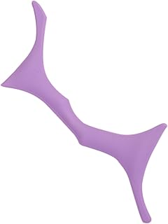 Beatifufu Estênceis De Sobrancelha Guia De Sobrancelha Estêncil Aparador De Sobrancelha Gel De Sílica Aparador De Sobrancelha Roxo Estêncil De Maquiagem