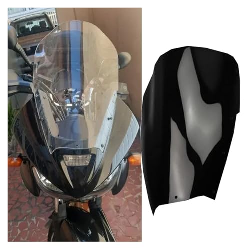 Pare-brise moto pour TDM 900 2002-2014 bulle touring noire - 4