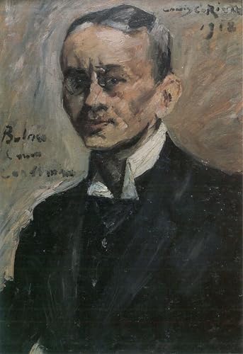 Tableau en toile Lovis Corinth de qualite musee, affiche portrait d'art pour mur chic