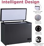 Frigidaire Chest Deep Freezer, 10 Cu. Ft. Capacity, Granita Rugged Design-Adjustable Thermostat-Removable Vinyl Coated Wire Basket-Easy Defrost Drain