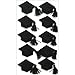 Jolee's Boutique Dimensional Stickers, Black Graduation Cap