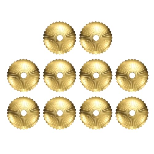 Rondelles radiales en laiton de 3.9cm pour protéger le bois des placards et tiroirs