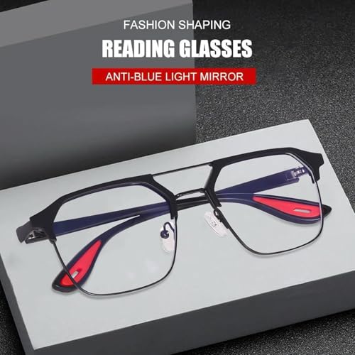 Image of Roshfort Blue Light Blocking Glasses, Computer Reading /Gaming /TV /Phones Glasses for Women Men,Anti Eyestrain & UV Glare