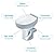 Thetford 1223.1308Aqua-Magic Residence RV Toilet with Water Saver/High Profile/White - 42173
