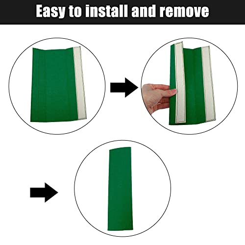 X Autohaux 2 Pcs Felt Car Seat Belt Protector Pads Shoulder Strap Seatbelt Soft Comfort Cover Universal Green #TOP6