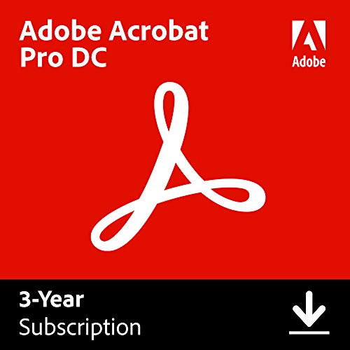 Adobe Acrobat Pro DC | Pro | 3 Years | PC/Mac | Download