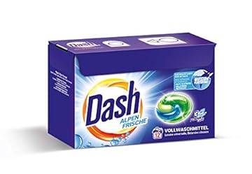 Dash® Alpen Fresh 3 in 1 Caps I detersivo per bucato bianco I 12 lavaggi I 3 in 1 formula per freschezza, purezza e pulizia | 318 g