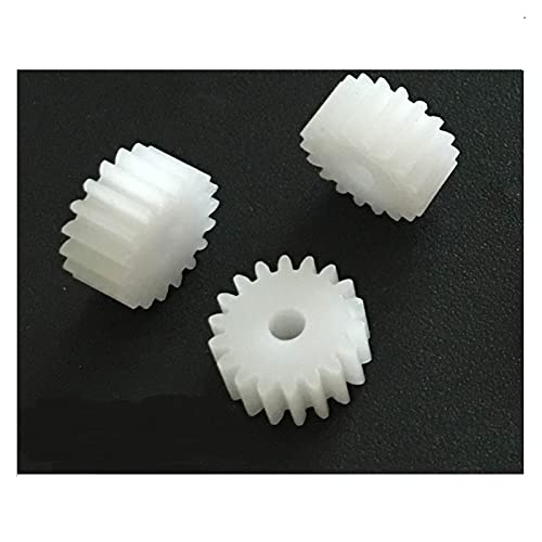 TMP1105 182.5A 0.5M Rack Gear 18 Teeth Hole 2.5mm Tight Model Motor Parts Pinion Accessory 10pcs/lot (Hole Diameter : 2.5mm Tight, Number of Teeth : 18 Teeth)
