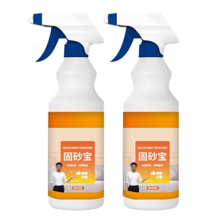 Concrete Crack Filler,Sand Fixing Agent Agent, Sand Fixing Agent Wall Protection Spray,Anti-Sand Base Surface Reinforcement, Multiuse Invisible Waterproofing Agent (2pcs)