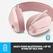 Logitech Brio 500 Full HD Webcam and Zone Vibe 100 Wireless Headphones with Noise-Canceling Mic, Works with Microsoft Teams, Google Meet, Zoom, Mac/PC - Rose