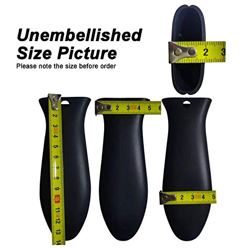 Kulusion Silicone Hot Handler Holder Reusable Diswasher 6 Pcs Heat Resistant Pot Handle Sleeve Non-Slip Potholder Dishwasher Safe Rubber Grip Handle Cover For Pans thumb #6