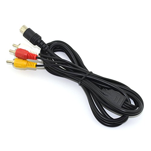 Cinpel Nickel Plated Plug Av Cable For Sega Saturn #TOP3