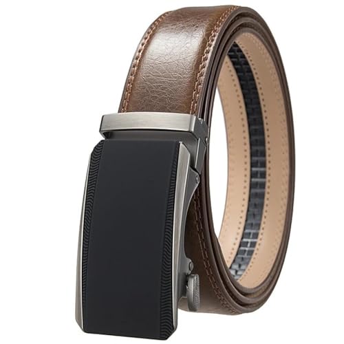 Ceinture en cuir pour homme luxe avec boucle automatique élégante