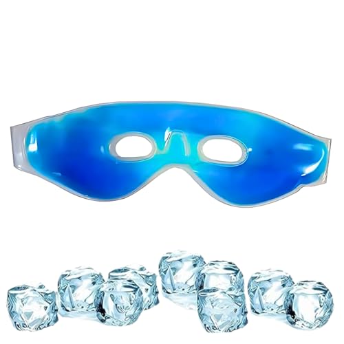 Image of Kostech Cooling Gel Eye Mask | Reusable Hot & Cold Therapy for Puffy Eyes, Dark Circles & Eye Relaxation | Soft Gel Eye Pads for Men & Women (Pack of 2)