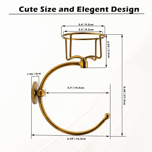 Hand Towel Holder For Bathroom Wall, Vintage Towel Hook With Wall Candle Holder For Bath Kitchen Centerpiece Hotel Friends Home - Cosy Home Interiors Hand Towel Holder For Bathroom Wall, Vintage Towel Hook With Wall Candle Holder For Bath Kitchen Centerpiece Hotel Friends Home - Image 6