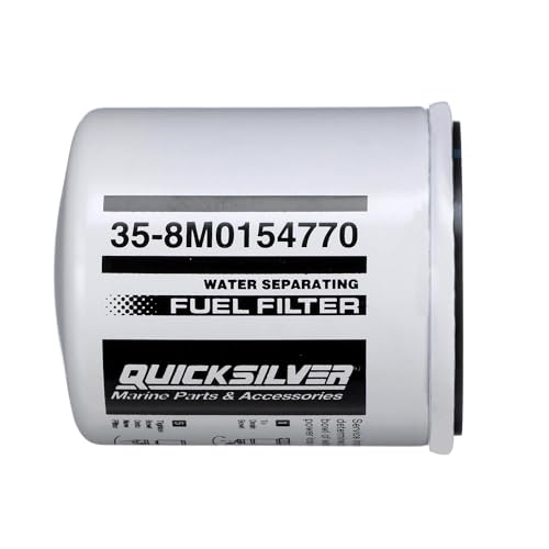 Image of Quicksilver Water Separating Fuel Filter for Select Volvo Penta, Johnson /Evinrude Outboards- Replaces Johnson /Evinrude 5009676, 502906, 5011090, Volvo Penta 3851218-2, 3852413, 3862228, Sierra 18-7789