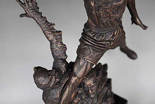 Wsimei Ornaments Statues Sculptures Basketball Athlete Sculpture Basketball Souvenir Sculpture Basketball Superstar 23 Player Sculpture Basketball Fan Souvenir #TOP5