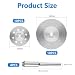 KOOLEVER Dremel Cutting Discs, 24PCS Diamond Cutting Discs 40mm & 22mm