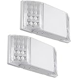 TORCHSTAR LED Emergency Exit Light with Battery Backup UL-Listed, 120V/277V Input, High Light Output for Hallways/Corridors/Stairways, Pack of 2