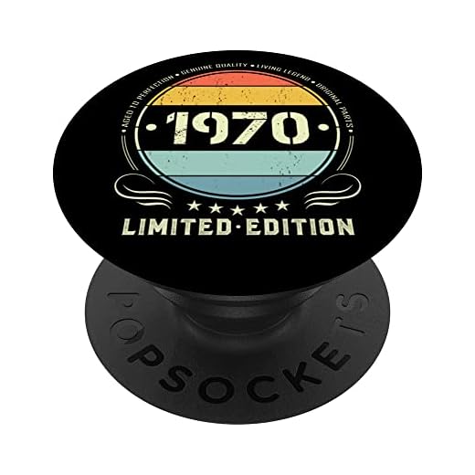 1970 edición limitada 1970 cumpleaños Popsocket para mujeres y hombres PopSockets PopGrip Intercambiable