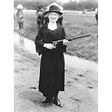 Wee Blue Coo Vintage Photography Annie Oakley Rifle Buffalo Bill USA Unframed Wall Art Print Poster Home Decor Premium