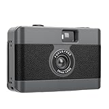 ZDAGELD Flash Film Camera Vintage Style, 35mm Reusable Camera Built in Flash, Travel Photography with high Grade ABS Material for Authentic Film Experience (Black)