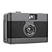 ZDAGELD Flash Film Camera Vintage Style, 35mm Reusable Camera Built in Flash, Travel Photography with high Grade ABS Material for Authentic Film Experience (Black)