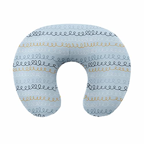 Little Tots Baby Nursing Pillow Cover Removable Pillow Slipcover For Breastfeeding Moms, Soft Plush Breathable For Infant Nursing Fits For Nursing Pillows And Positioners (Wave) #TOP7