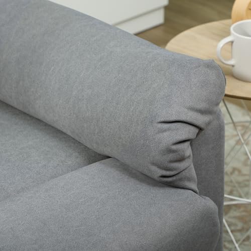 HOMCOM Sillón Relax Reclinable Eléctrico, con Calor Lumbar y Masaje Vibración, Sillón Masaje Relax, Motor Silencioso, Función de Memoria, Bolsillos, Control Remoto con USB, Tejido Pet-Friendly, Gris - imagen 8