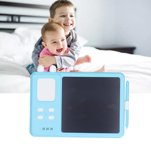 Fdit Tarjetas Flash Parlantes LCD, Tableta de Escritura, Juguete de Aprendizaje Portátil para Niños, Tablero de Dibujo Educativo Temprano (WHITE) - imagen 4