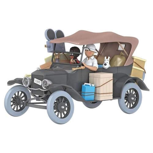 Tintin Noir Ford T 1/24e Voiture du Congo
