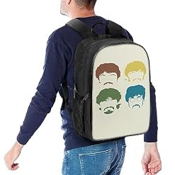 CSTAL The Beatles Fille Garçons Sac à Dos Rock Band Sac D’école Enfant 3D Grande Capacité Boucle De Réglage Adolescents Sac Scolaire Pour École Voyage Cartables 16inch - Les Beatles, Paul McCartney, John Lennon, RIngo Starr, George Harrison CSTAL The Beatles Fille Garçons Sac à Dos Rock Band Sac D'école Enfant 3D Grande Capacité Boucle De Réglage Adolescents Sac Scolaire Pour École Voyage Cartables 16inch – Image 5