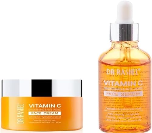 Vitamin C Facial Serum and Face Cream Set