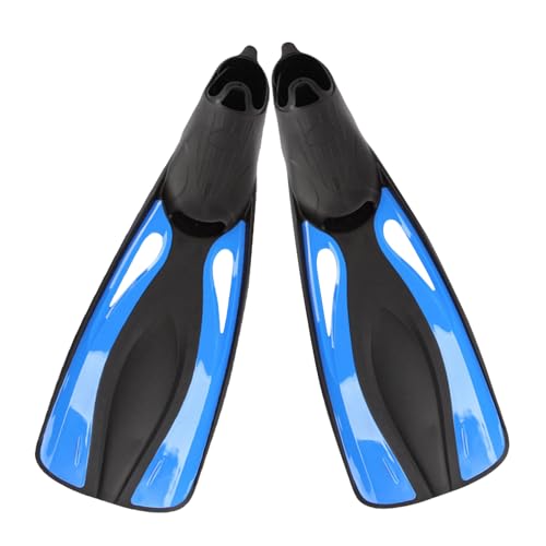 Jlkegfdf Aletas de natación para adultos, aletas de bolsillo para esnórquel de pie completo, 1 par de aletas de buceo ajustables, equipo de entrenamiento para playa, piscina, mar, aguas profundas y
