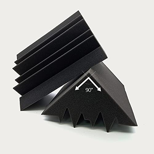 8 Pack Bass Traps 12" X 7" X 7" Acoustic Foam, Sound Absorbing Foam, Wall Corner Blocks Foam For Studio, Home Or Theater #TOP2