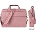 DOMISO 17 Zoll Laptop Tasche Aktentasche Schultertasche Business Wasserdicht Notebooktasche für 17-17.3" Notebook/Dell Inspiron/Lenovo IdeaPad/HP Envy/MSI GS73VR Stealth Pro/ASUS ROG,Rosa