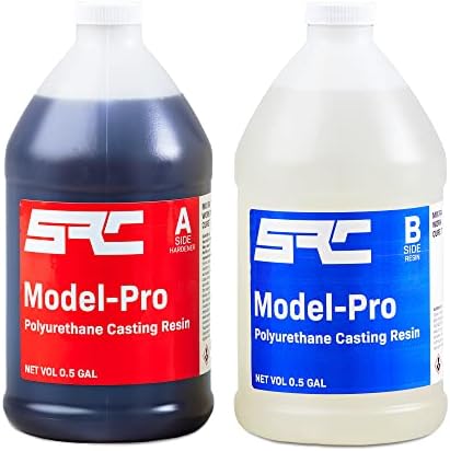 Specialty Resin & Chemical Model-Pro (1-Gallon Kit) | 2-Part Polyurethane Casting Resin | Low-Viscosity and Odorless Resin for Casting Models, Prototypes, Figurines, and Other Resin Projects