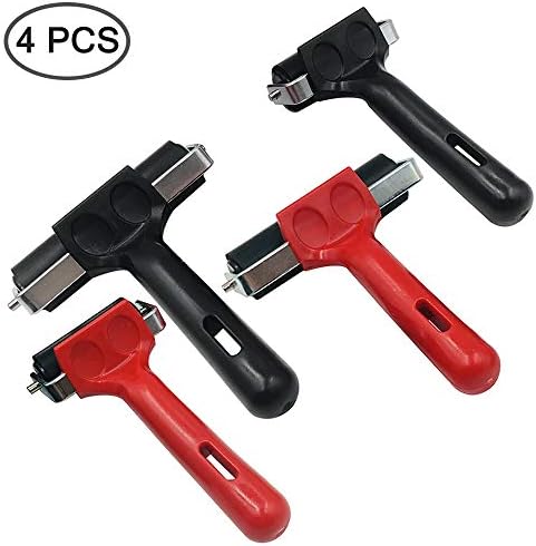 4 Pcs Rubber Roller, AIFUDA Brayer Rollers Glue Roller for Ink Paint Block Stamping, Printmaking Wallpaper and Arts & Crafts (2.36in/3.93in)