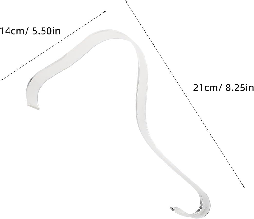 CALLARON 10pcs Acrylic Sandal Display Stand Shoe Tree for Women