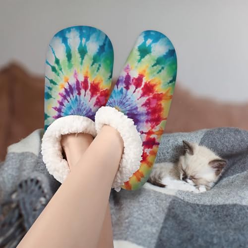 Closed Back Slippers for Women Men Cozy Warm House Slippers Indoor Outdoor House Shoes3