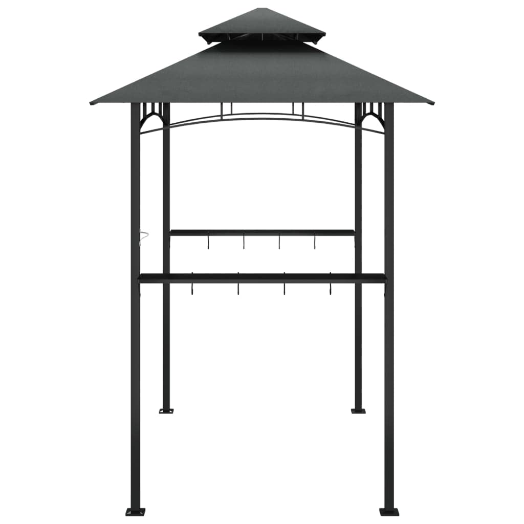 Altana grillowa stal Antracyt 240x150x243 cm