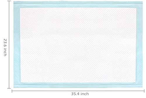 Incontinence Bed Pads Disposable Underpads for Adults, Children and Pets,Absorbency Disposable Bed Pads for Incontinence (36Lx23W,30Pads) - Thumbnail 4
