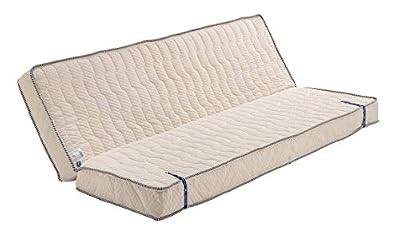 Provence Literie Matelas Très Ferme pour Clic Clac 130x190 x 15 cm - Dim Assise 60 cm - 5 Zones de Confort - Ame Poli Lattex Haute Résilience - Hypoallergénique