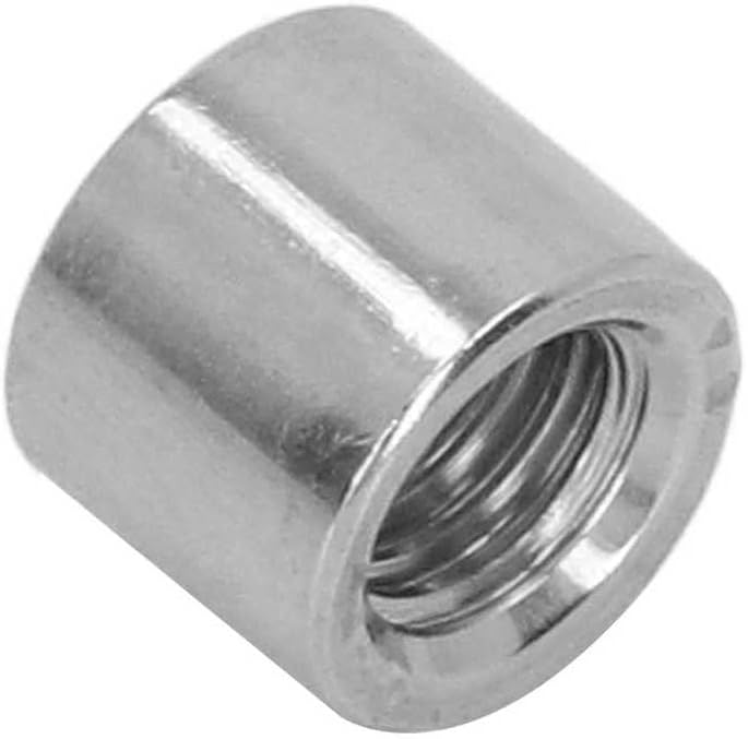 M8 Female Thread Coupling Nut Rust Resistance Thread Coupling Nut Kit for Equipment